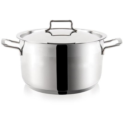 ORION Steel pot with lid 18/10 PREMIUM 8,2L