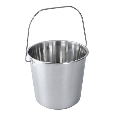 ORION Stainless steel bucket for food 8L