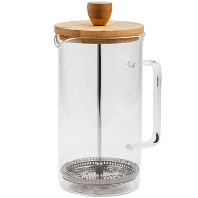 Tea and coffee maker with bamboo lid Terrestrial 600 ml