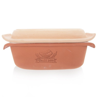 Bread Tin Ceramic with Lid 33 cm