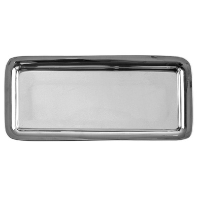 Serving Tray Steel Rectangular 39x17 cm