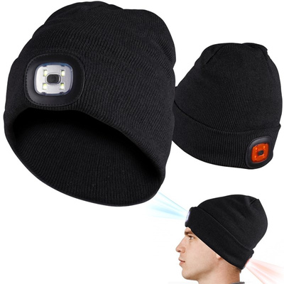 Lighted Beanie Beanie Black