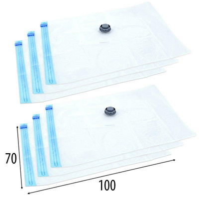 ORION 6x Vacuum storage bags for clothes sheets 70x100