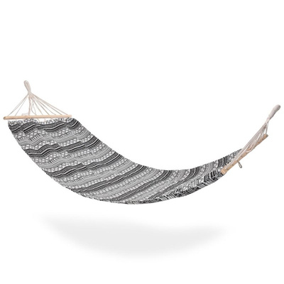 ORION Big strong HAMMOCK XXL 200x80cm one-person bed BLACK