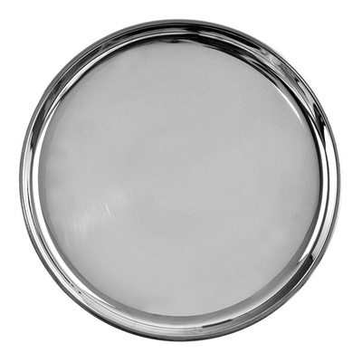 ORION Tray for serving steel round plate 18 cm