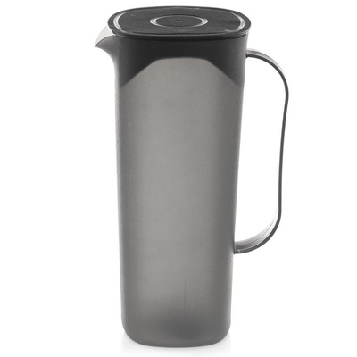 Jug Plastic with Lid Black 1,8 l