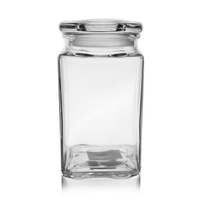 Food Container Glass Square 1,4 l