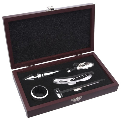 Wine Opener Set in a Wooden Box 5 pcs