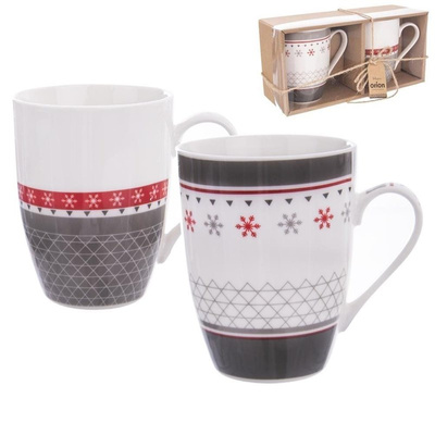 Mugs Porcelain 340 ml 2 pcs