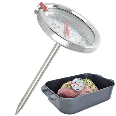 Meat Thermometer with Probe Driven Into 12 cm