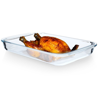 Casserole Dish Glass 39,5x24x5 cm, 3 l