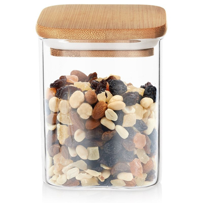 Dry Food Storage Container Glass with Lid and Gasket 850 ml