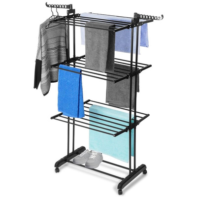 Clothes drying rack metal 125x170 cm