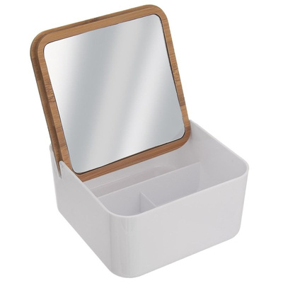 Makeup Mirror with An Organizer WHITNEY