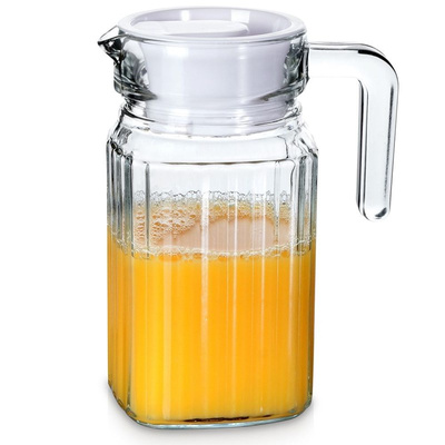 Jug Glass with Lid 650 ml