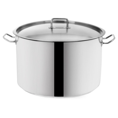 ORION Steel gastronomic pot with lid 40cm 30L