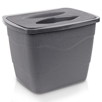 Hanging Trash Can Gray 4,5 l