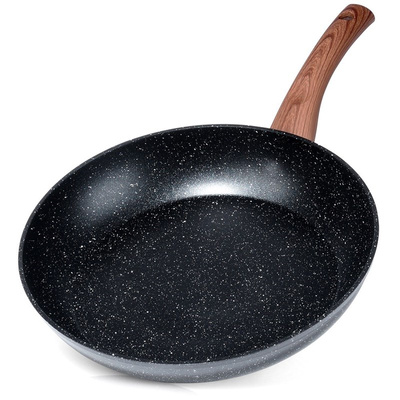 Frying Pan Granite BLACK&WOOD 28 cm