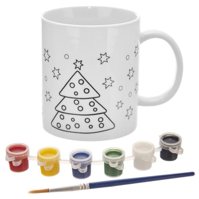 Mug Painting Kit Porcelain Tree 350 ml