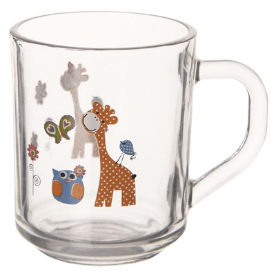 Mug Glass GIRAFFE 230 ml