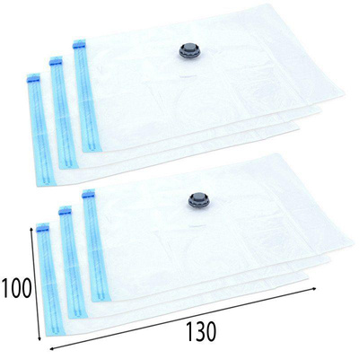 ORION 6x Vacuum storage bags for clothes sheets 100x130