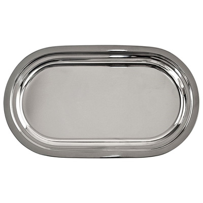 ORION Tray for serving steel oval 33x19 cm