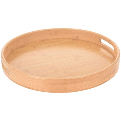 ORION BAMBOO tray for serving wooden plate 40cm
