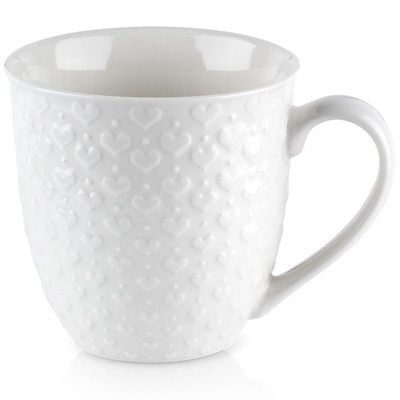 Mug Ceramic Hearts 580 ml