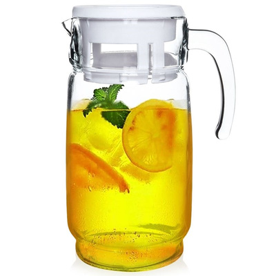 Jug Glass with Lid 2 l