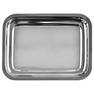 ORION Tray for serving steel / plate 21x16 cm