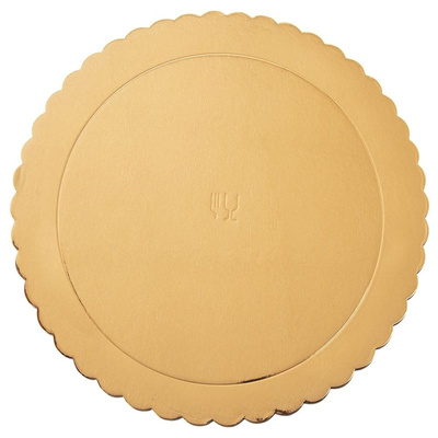 Cake Board Golden Round 30 cm