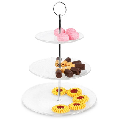 ORION Glass CAKE STAND for cookies cake fruit appetizers