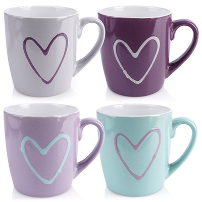 Mugs Ceramic 350 ml 4 pcs