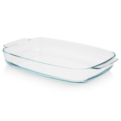 Casserole Dish Glass ARIZONA 38x25,5x6,5 cm, 3,7 l