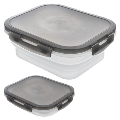 Food Container Foldable Silicone with Lid and Gasket KEMP 780 ml