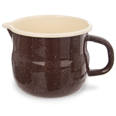 Mug Enamel Brown BROWN 1,2 l