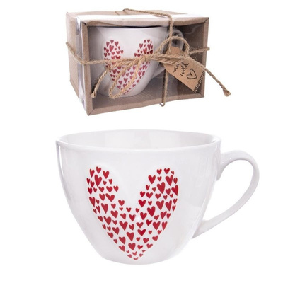 Mug Porcelain Heart 490 ml