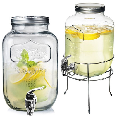 ORION Jar / jar with tap for lemonade drinks 4L