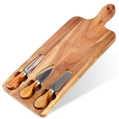 ORION Cutting and serving board for CHEESE with knives