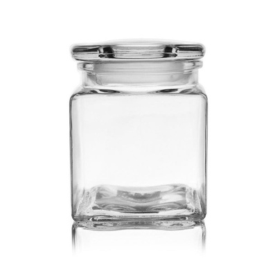 Food Container Glass Square 950 ml