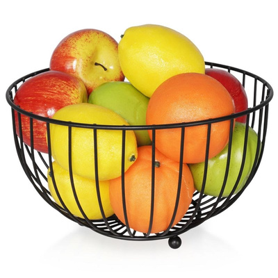 Fruit Basket Metal Black