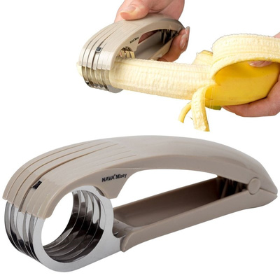Banana cutter with stainless steel blade Misty 17,5 cm