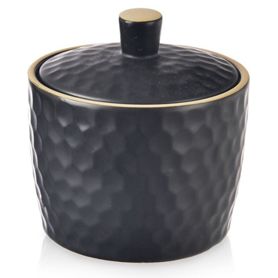 Sugar Bowl Ceramic Black 10x10 cm