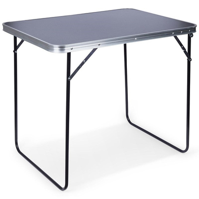 Folding camping table metal 80x60x70 cm