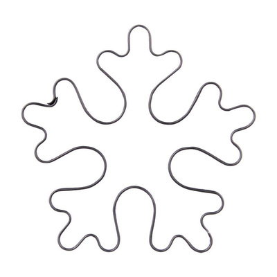 ORION Cutter mold / mold for cookies gingerbread SNOWFLAKE 6 cm