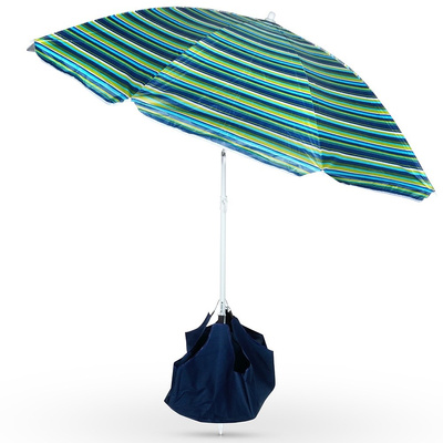 Beach umbrella with base 147 cm