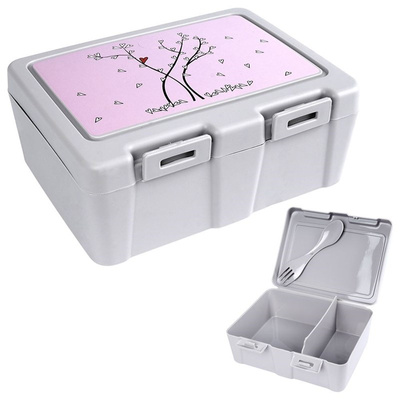 Lunch Box with Cutlery HEART 1 l