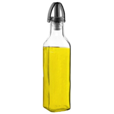 Oil and Vinegar Bottle Glass with Dispenser 250 ml