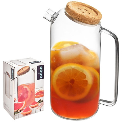 Jug Glass with Lid 1,8 l