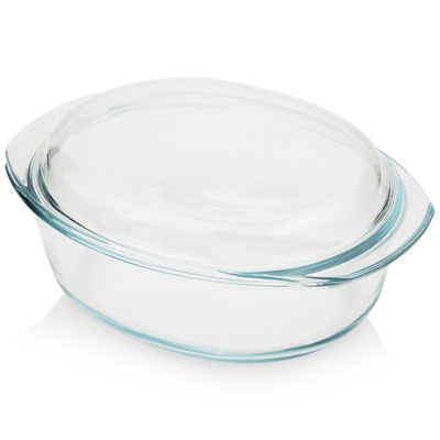 Casserole Dish Glass with Lid ARIZONA 33x23x13 cm, 3,5 l